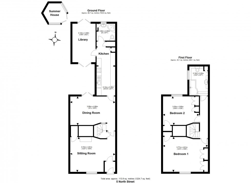 Floorplan for Deal, Kent