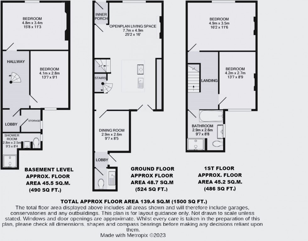 Floorplan for Walmer, Deal