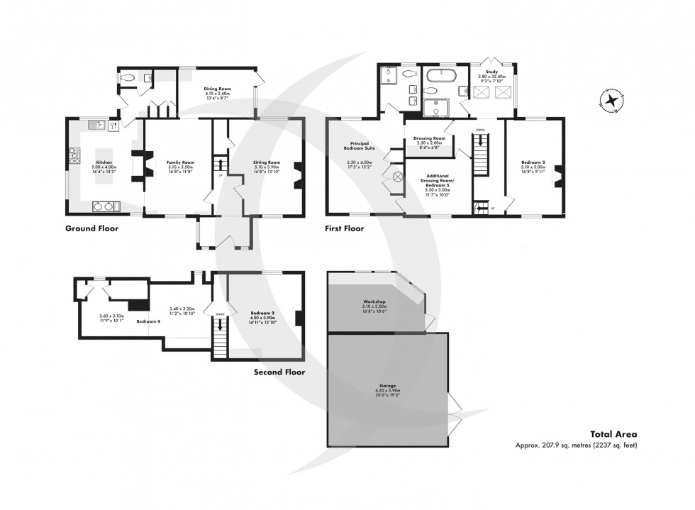 Floorplan for Adisham, Canterbury