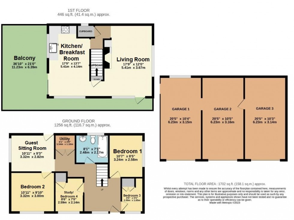 Floorplan for Kingsdown, Deal