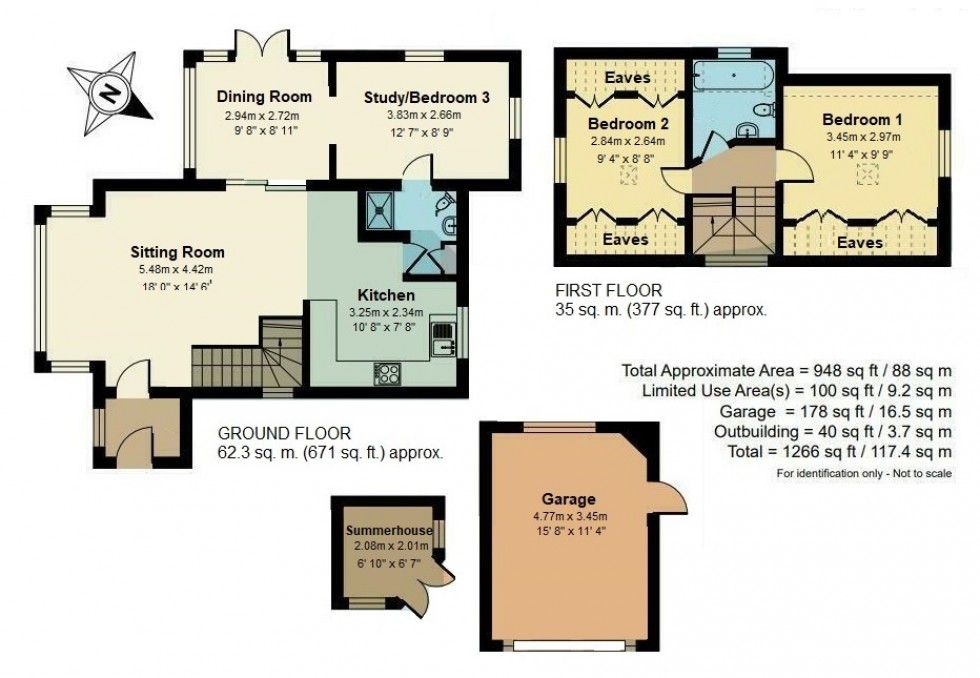 Floorplan for Walmer, Deal, Kent