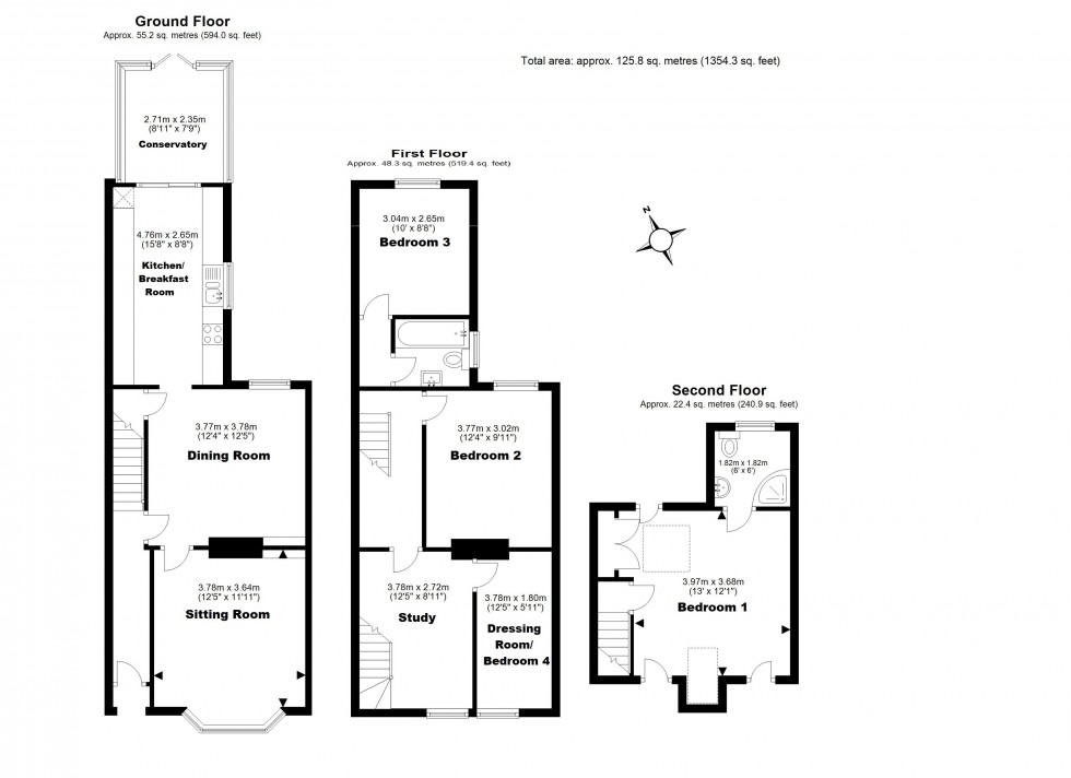 Floorplan for Walmer, Deal, Kent