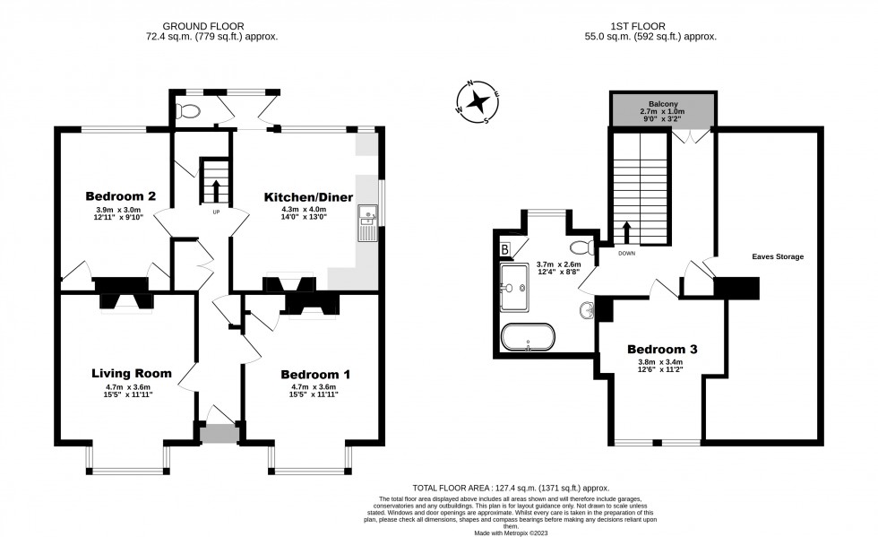 Floorplan for Deal, Kent