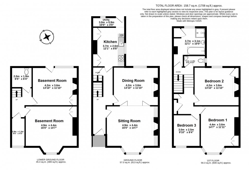 Floorplan for Walmer, Deal, Kent