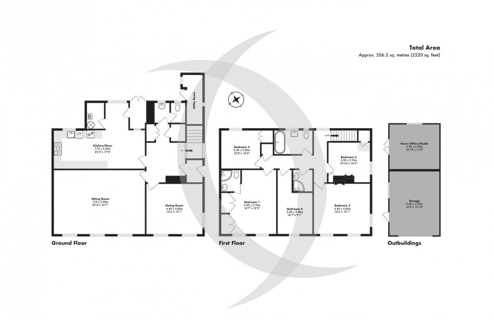 Floorplan for Walmer, Deal, Kent