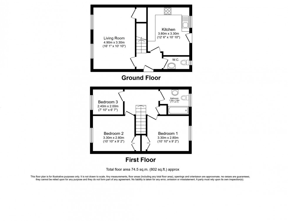 Floorplan for Deal, Kent