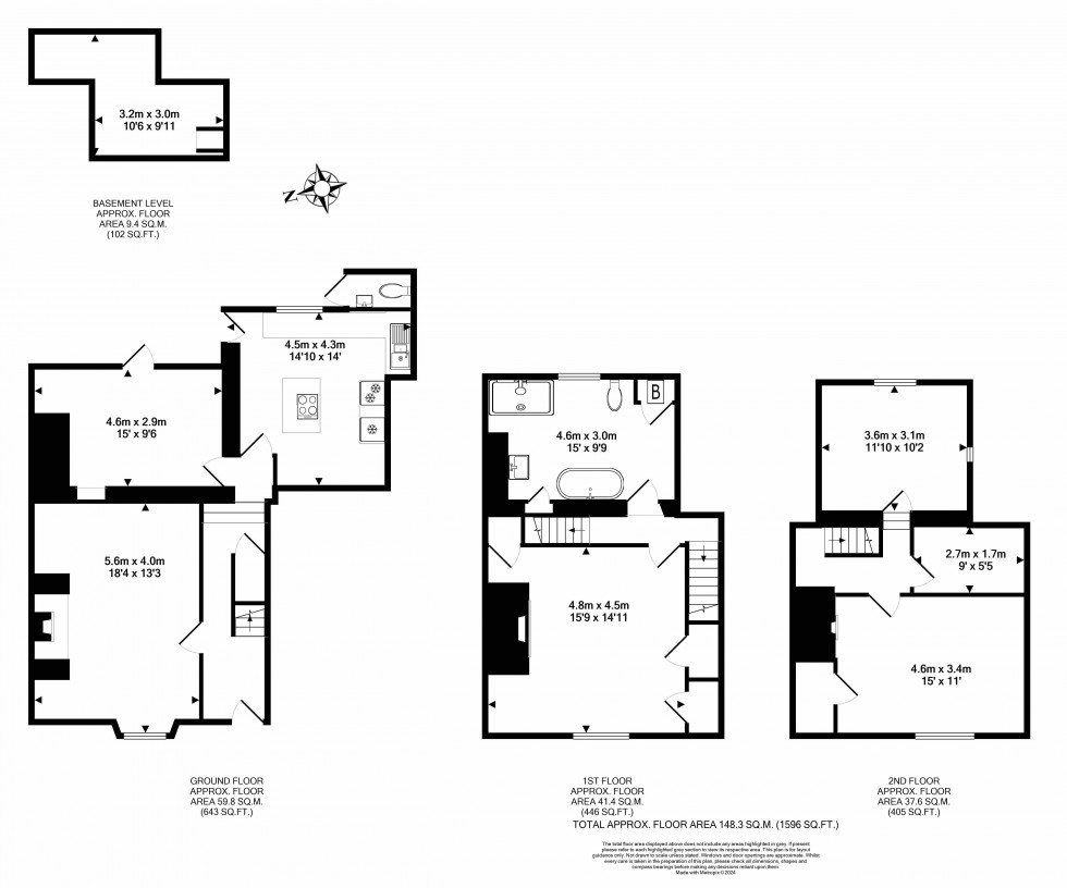 Floorplan for Deal, Kent