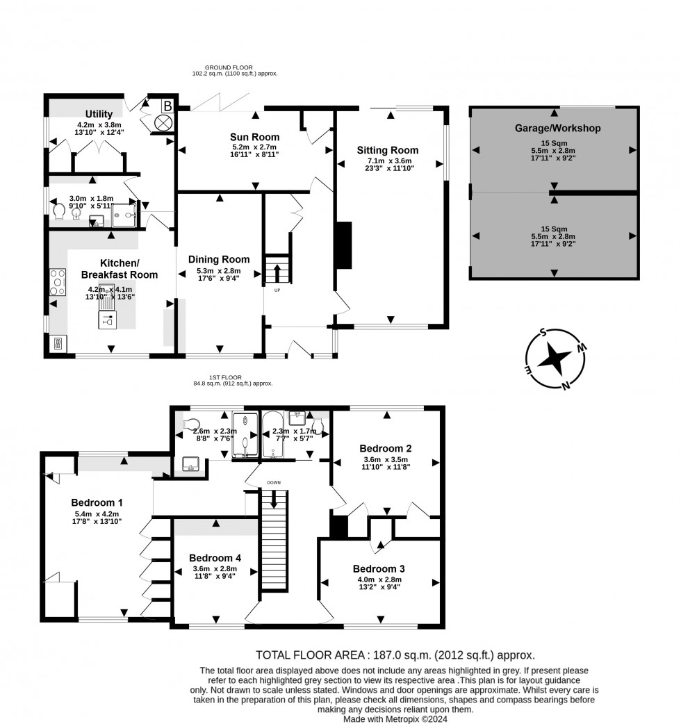 Floorplan for Walmer, Deal