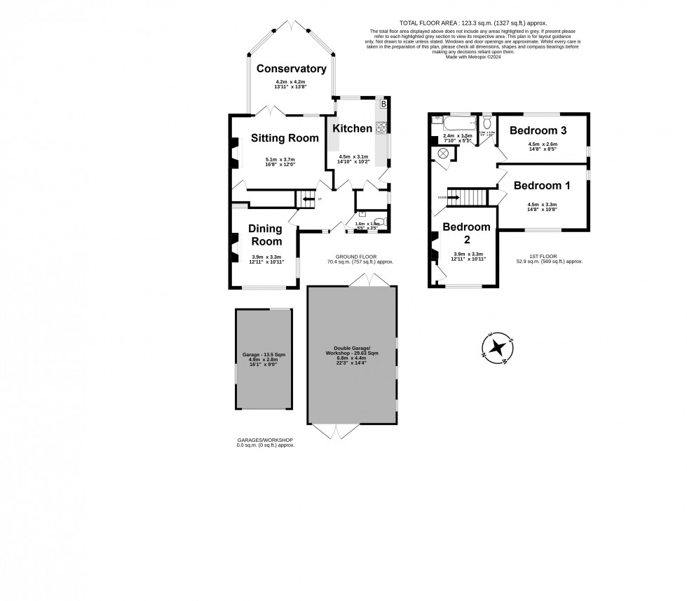 Floorplan for Deal, Kent