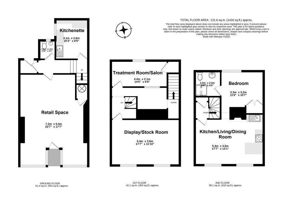 Floorplan for Sandwich, Kent